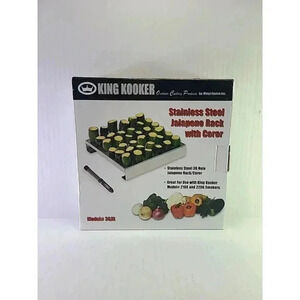 King Kooker Stainless Steel Jalapeño Rack with Corer 36 Hole Model 36JR